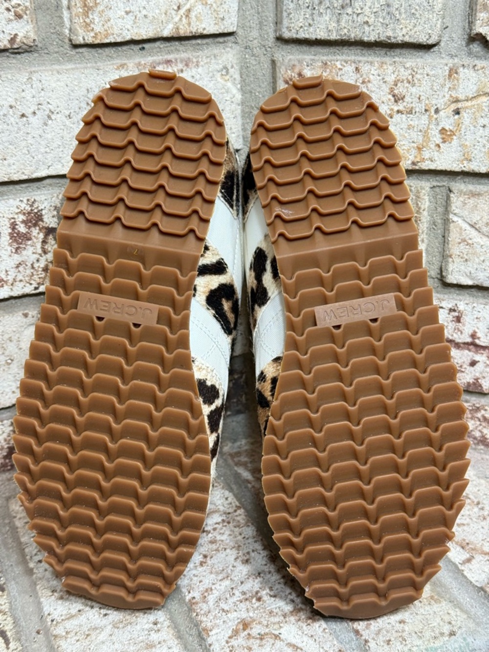 J.Crew Saturday Sneakers in Canvas and Leopard Real Calf Hair NWOT - Picture 7 of 9